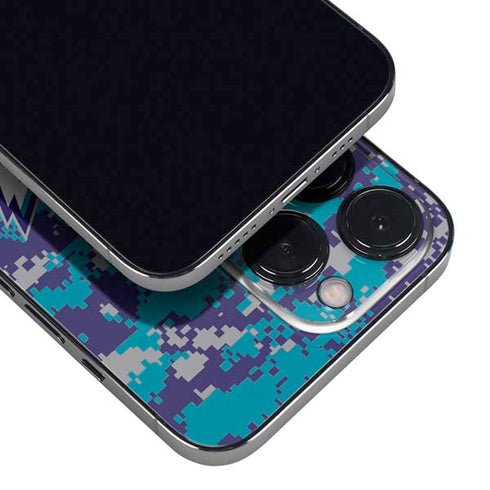 NBA Charlotte Hornets Digi Camo iPhone 14 Pro Max Skin