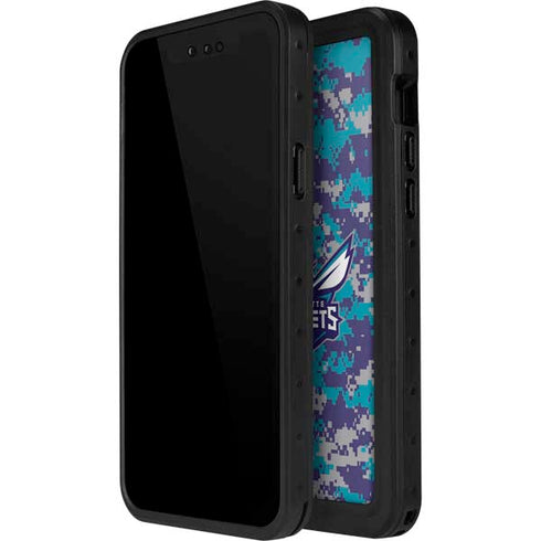 NBA Charlotte Hornets Digi Camo iPhone 14 Pro Waterproof Case
