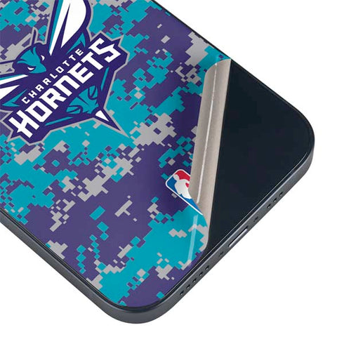 NBA Charlotte Hornets Digi Camo iPhone 14 Skin