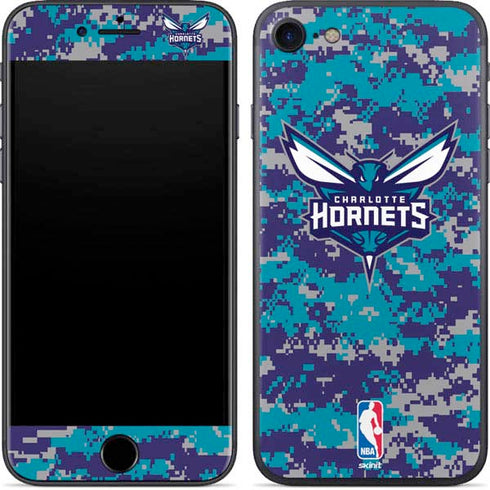 NBA Charlotte Hornets Digi Camo iPhone 7 Skin