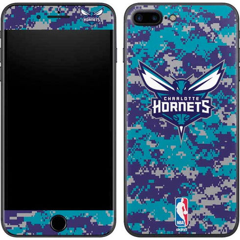 NBA Charlotte Hornets Digi Camo iPhone 8 Plus Skin