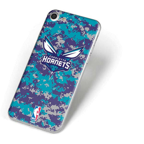 NBA Charlotte Hornets Digi Camo iPhone 8 Skin