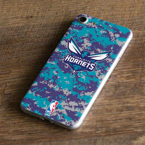 NBA Charlotte Hornets Digi Camo iPhone 8 Skin
