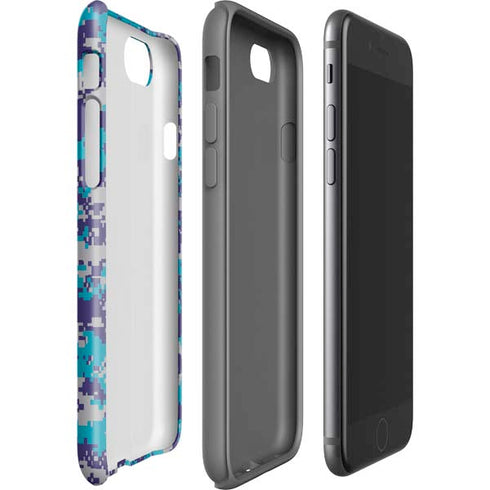 NBA Charlotte Hornets Digi Camo iPhone SE (2nd & 3rd Gen) Pro Case