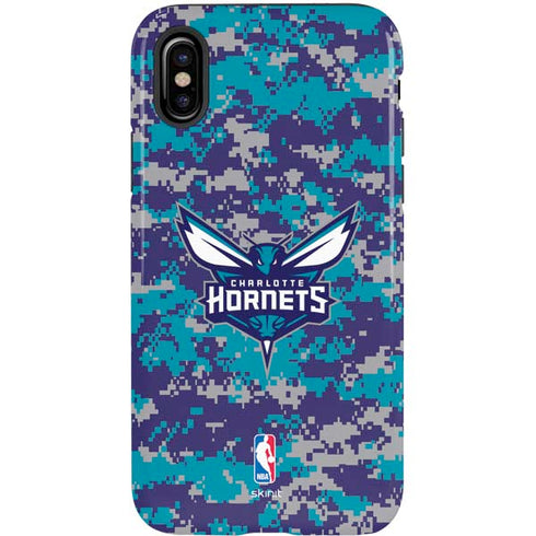 NBA Charlotte Hornets Digi Camo iPhone X Pro Case