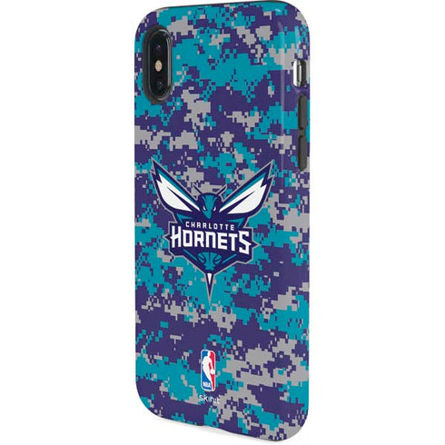 NBA Charlotte Hornets Digi Camo iPhone X Pro Case
