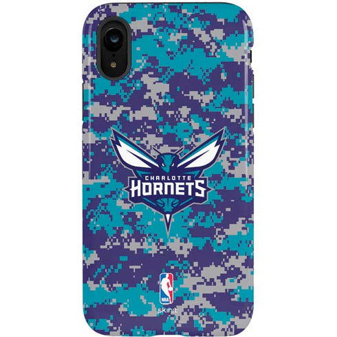 NBA Charlotte Hornets Digi Camo iPhone XR Pro Case