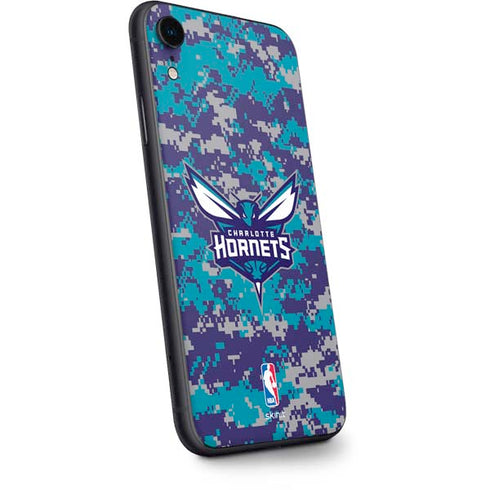 NBA Charlotte Hornets Digi Camo iPhone XR Skin