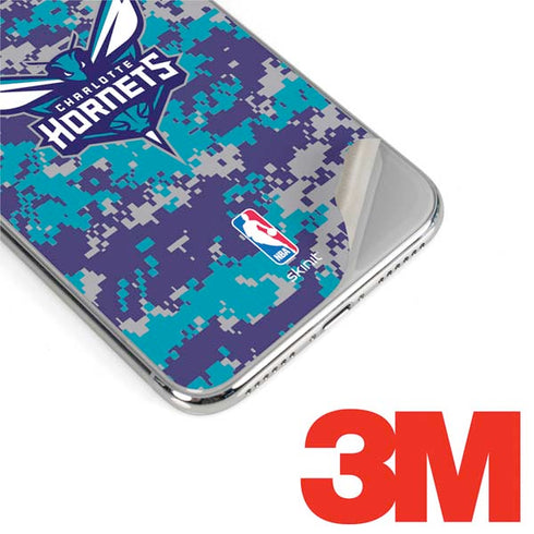 NBA Charlotte Hornets Digi Camo iPhone XS Skin