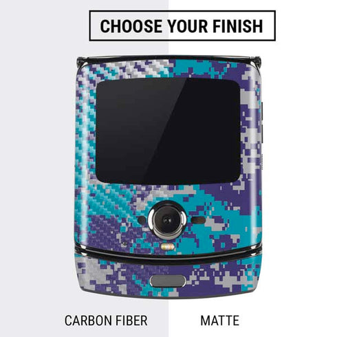 NBA Charlotte Hornets Digi Camo Motorola RAZR Skin