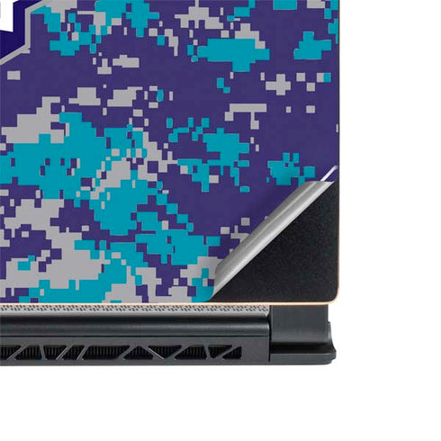 NBA Charlotte Hornets Digi Camo MSI GS65 Stealth Laptop Skin