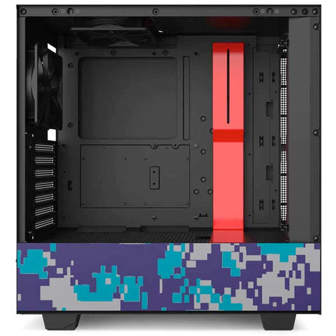 NBA Charlotte Hornets Digi Camo NZXT H510 Compact ATX Mid-Tower Case Skin