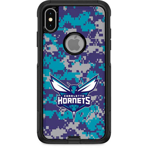 NBA Charlotte Hornets Digi Camo Otterbox Commuter iPhone Skin