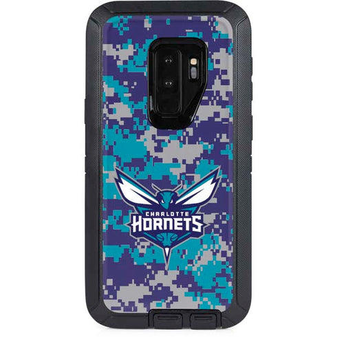 NBA Charlotte Hornets Digi Camo Otterbox Defender Galaxy Skin