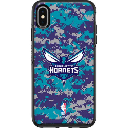 NBA Charlotte Hornets Digi Camo Otterbox Symmetry iPhone Skin
