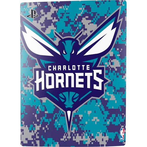 NBA Charlotte Hornets Digi Camo PS5 Console Skin