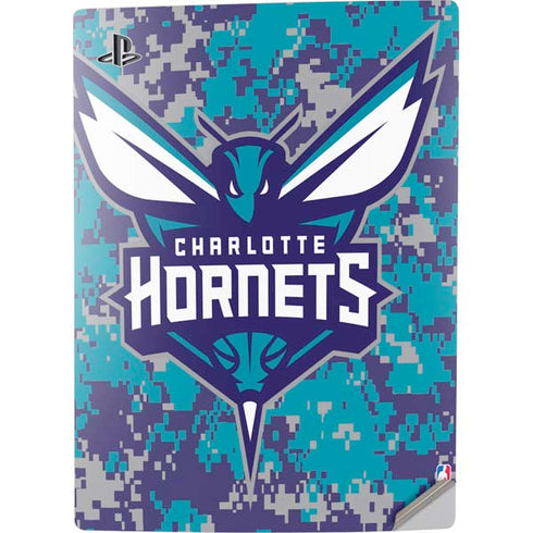 NBA Charlotte Hornets Digi Camo PS5 Digital Edition Console Skin
