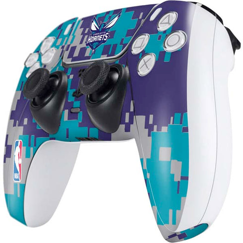 NBA Charlotte Hornets Digi Camo PS5 Controller Skin
