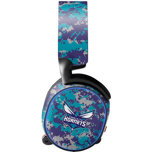 NBA Charlotte Hornets Digi Camo SteelSeries Arctis 3 Skin