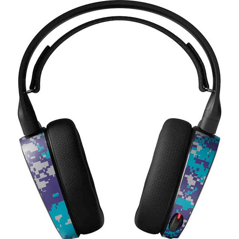 NBA Charlotte Hornets Digi Camo SteelSeries Arctis 3 Skin