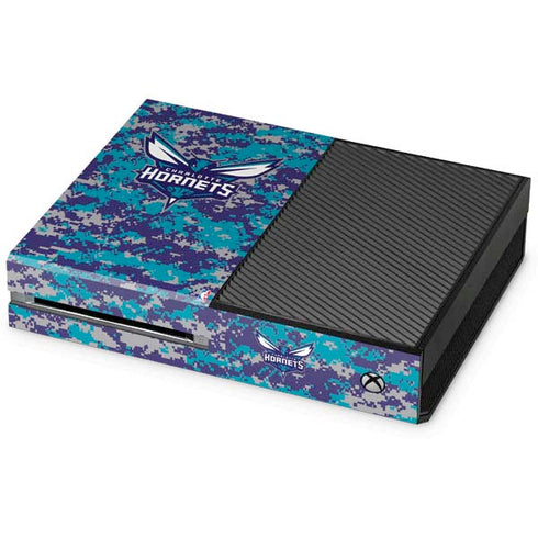 NBA Charlotte Hornets Digi Camo Xbox One Console Skin