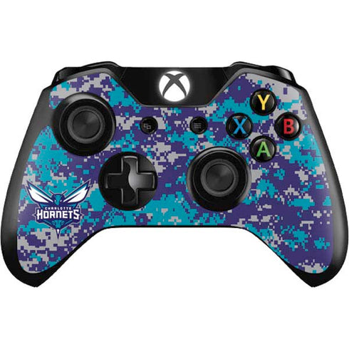 NBA Charlotte Hornets Digi Camo Xbox One Controller Skin