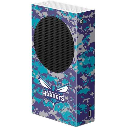 NBA Charlotte Hornets Digi Camo Xbox Series S Console Skin