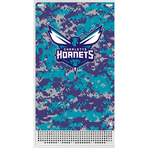 NBA Charlotte Hornets Digi Camo Xbox Series S Console Skin
