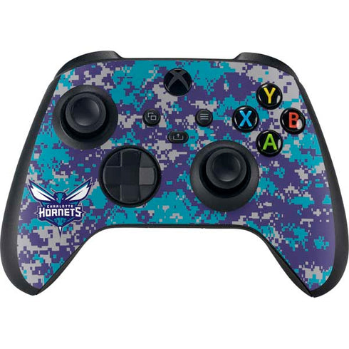 NBA Charlotte Hornets Digi Camo Xbox Series X Bundle Skin
