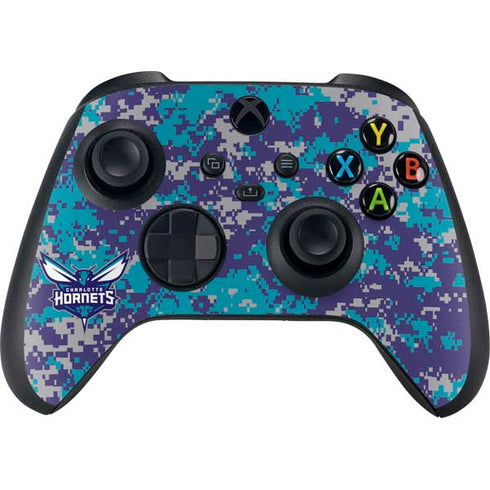 NBA Charlotte Hornets Digi Camo Xbox Series X Controller Skin