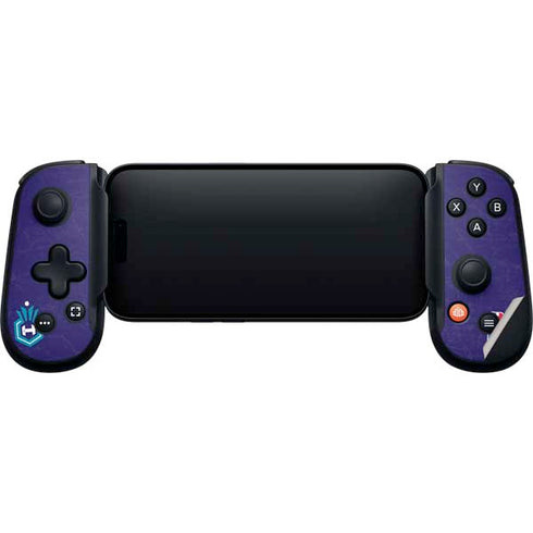 NBA Charlotte Hornets Distressed-Purple Backbone One for iPhone Game Controller Skin