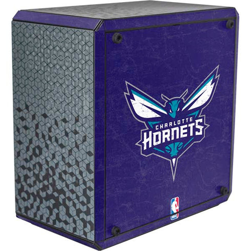 NBA Charlotte Hornets Distressed-Purple Cooler Master MasterBox Q300L Mini Tower Skin