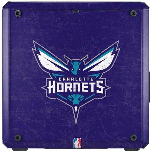NBA Charlotte Hornets Distressed-Purple Cooler Master MasterBox Q300L Mini Tower Skin