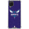 NBA Charlotte Hornets Distressed-Purple Galaxy A12 Clear Case