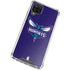 NBA Charlotte Hornets Distressed-Purple Galaxy A12 Clear Case