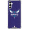 NBA Charlotte Hornets Distressed-Purple Galaxy A14 5G Clear Case