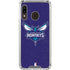 NBA Charlotte Hornets Distressed-Purple Galaxy A30 Clear Case