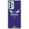 NBA Charlotte Hornets Distressed-Purple Galaxy A33 5G Clear Case