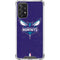 NBA Charlotte Hornets Distressed-Purple Galaxy A72 5G Clear Case