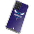NBA Charlotte Hornets Distressed-Purple Galaxy A72 5G Clear Case