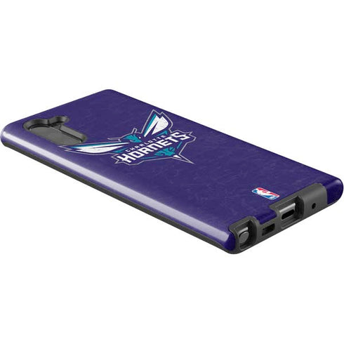 NBA Charlotte Hornets Distressed-Purple Galaxy Note 10 Pro Case