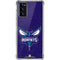NBA Charlotte Hornets Distressed-Purple Galaxy Note20 5G Clear Case