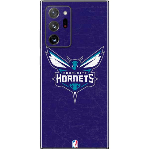 NBA Charlotte Hornets Distressed-Purple Galaxy Note20 Ultra 5G Skin