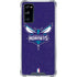 NBA Charlotte Hornets Distressed-Purple Galaxy S20 FE Clear Case