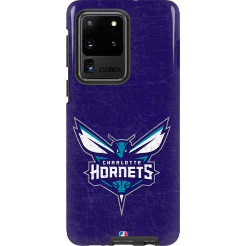 NBA Charlotte Hornets Distressed-Purple Galaxy S20 Ultra 5G Pro Case