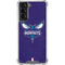 NBA Charlotte Hornets Distressed-Purple Galaxy S21 5G Clear Case