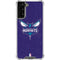 NBA Charlotte Hornets Distressed-Purple Galaxy S21 FE Clear Case