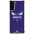 NBA Charlotte Hornets Distressed-Purple Galaxy S21 FE Clear Case