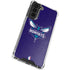 NBA Charlotte Hornets Distressed-Purple Galaxy S21 FE Clear Case