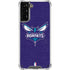 NBA Charlotte Hornets Distressed-Purple Galaxy S21 Plus 5G Clear Case